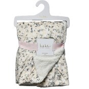 Wholesale - 1pc Mink & Sherpa Blanket - Ditsy Floral On Cream C/P 48, UPC: 195010142458